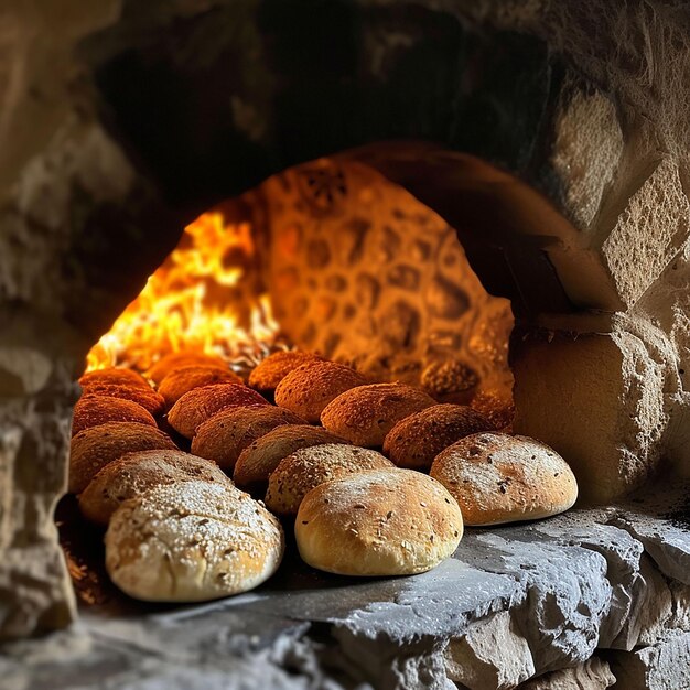 Panetti cotti in forno