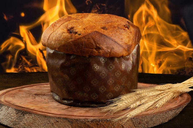 Panettone natalizio tradizionale