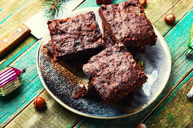 Panforte con mandorle noci frutta secca e frutti di bosco