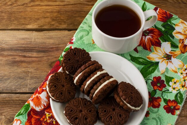 Panini con biscotti al cioccolato