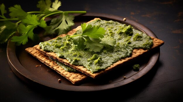 Panini croccanti con spezie al coriandolo