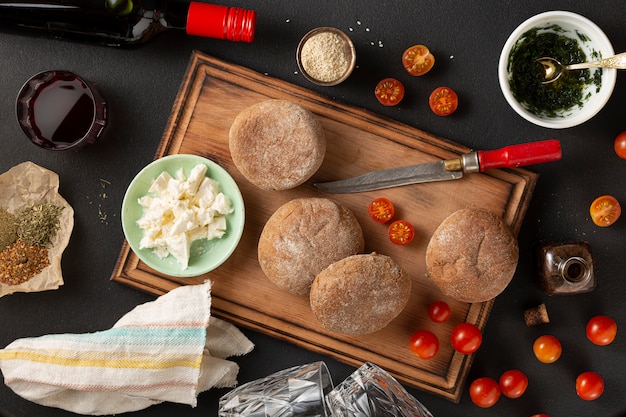 Panini futuri. Cucinando. Ingredienti e prodotti per uno spuntino sano. Dieta Keto