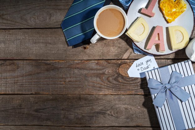 Panini per la colazione del giorno del papà