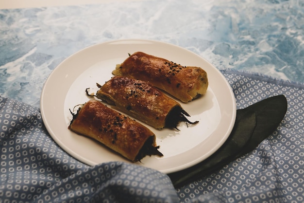 Panino avvolgente delizioso e grigliato