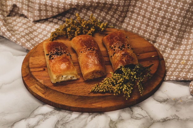 Panino avvolgente delizioso e grigliato