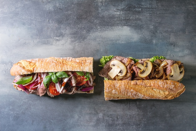 Panino baguette di manzo