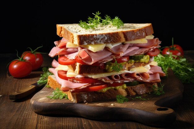 panino prosciutto e formaggio