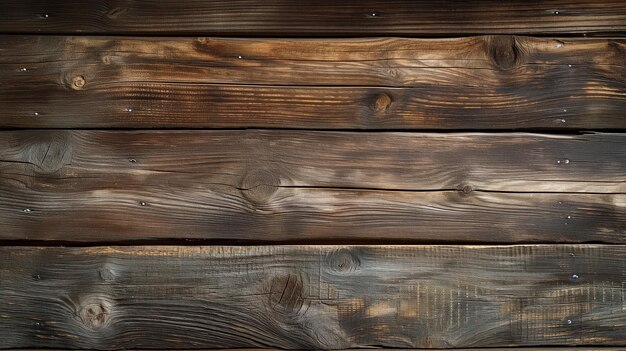 Pannelli rustici di tavole di legno scuro vecchio