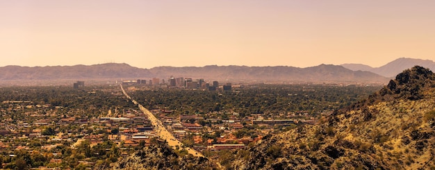 Panorama del centro di Phoenix