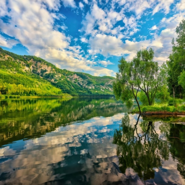 Panorama del lago di Ginevra