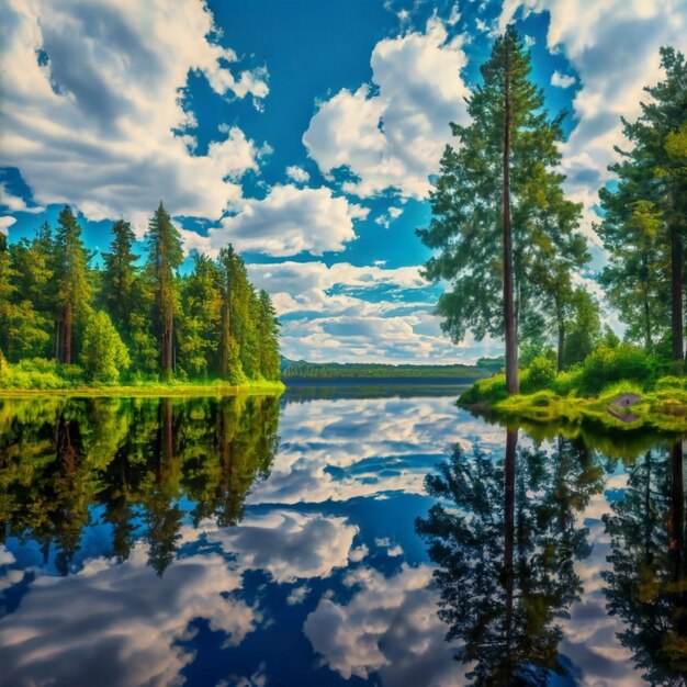 Panorama del lago di Ginevra