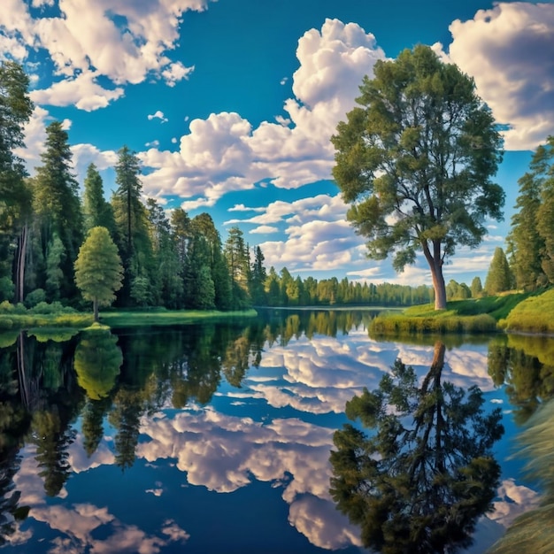 Panorama del lago di Ginevra