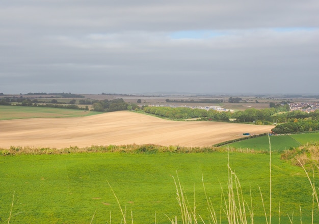 Panorama del paese inglese a Salisbury