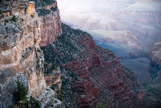Panorama del parco nazionale di vista panoramica della valle del monumento del paesaggio della roccia del deserto del canyon