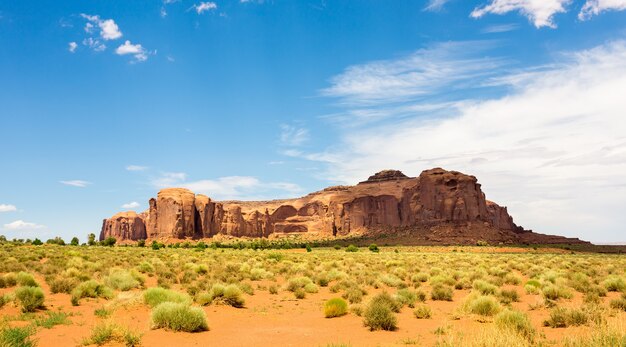 Panorama del parco tribale nazionale della Monument Valley