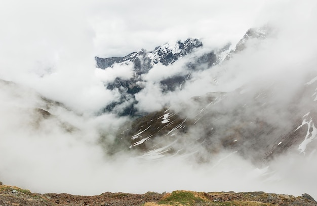 Panorama del Passo dello Stelvio, Italia