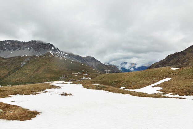 Panorama del Passo dello Stelvio, Italia