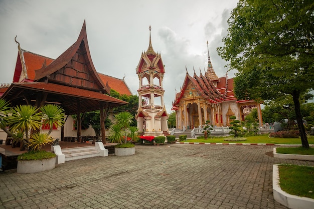 Panorama del tempio della Thailandia il tempio più bello