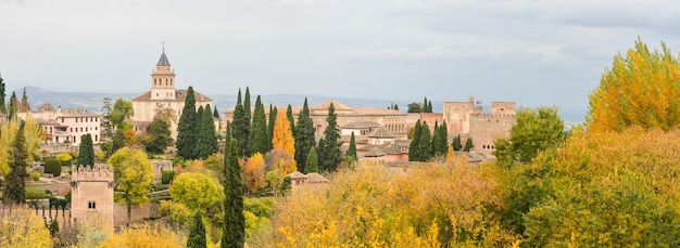 Panorama dell'Alhambra di Granada