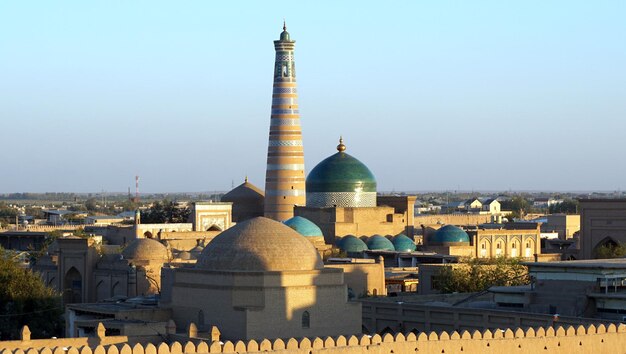 Panorama dell'antica città di Khiva