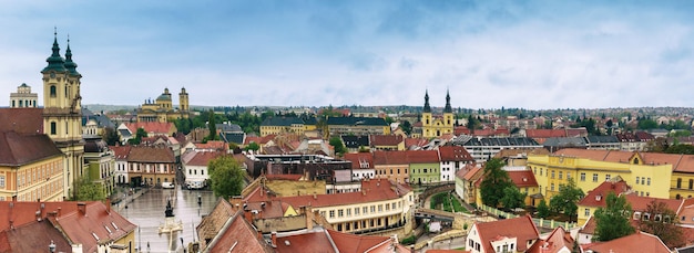 Panorama della città di Eger