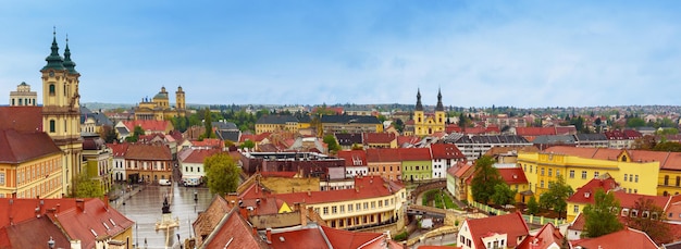 Panorama della città di Eger