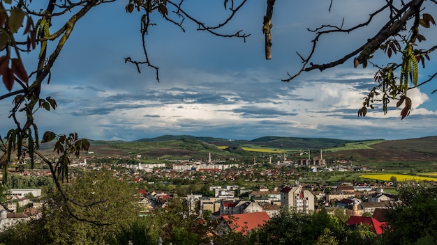 Panorama della città di Targu Mures in Romania