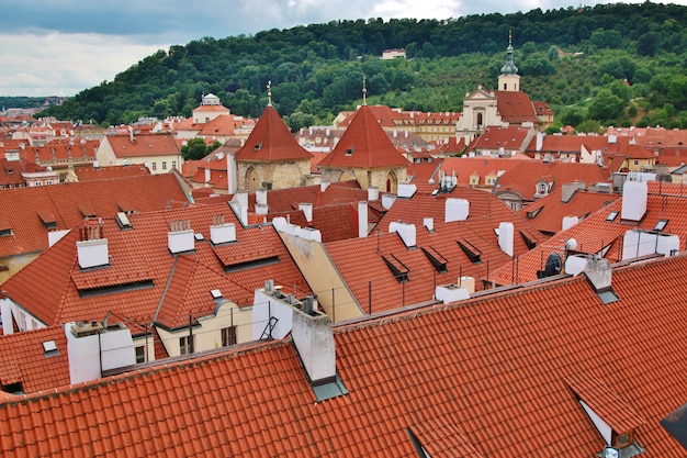 Panorama della città vecchia di Praga