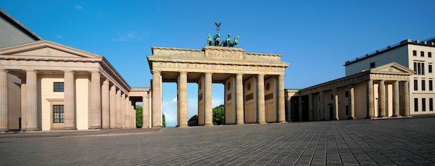 Panorama della Porta di Brandeburgo a Berlino