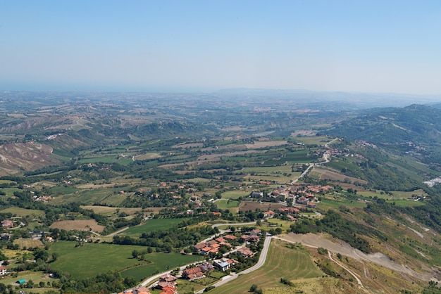 Panorama della Repubblica di San Marino