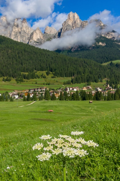 Panorama della Val di Fassa