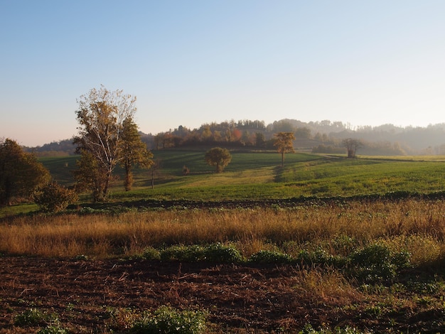 Panorama delle colline di Marcorengo