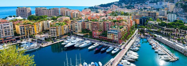 Panorama di Monaco dall'alto.