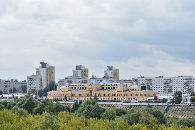 Panorama di Nizhny Novgorod. Equo