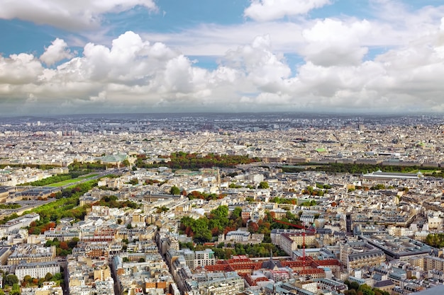 Panorama di Parigi dalla Torre di Montparnasse. Francia.