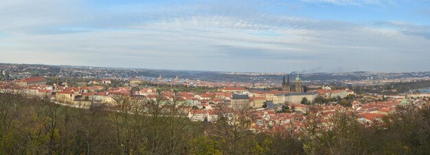 Panorama di Praga dalla collina di Petrin