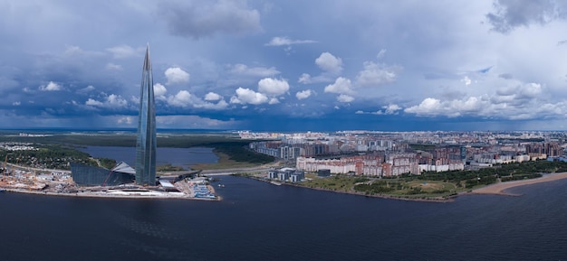 Panorama di San Pietroburgo Lakhta Center