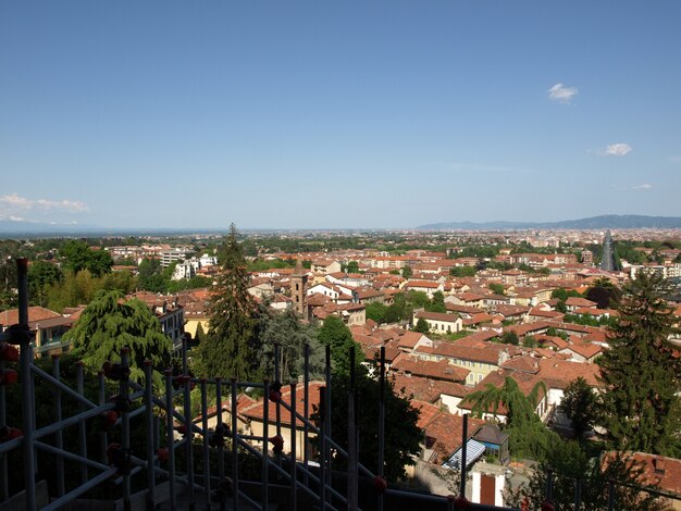 Panorama di Torino visto dalle colline di Rivoli