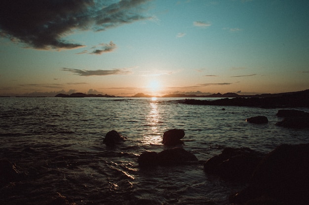 Panorama di un tramonto