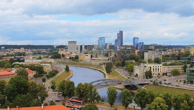 Panorama Vilnius Lituania