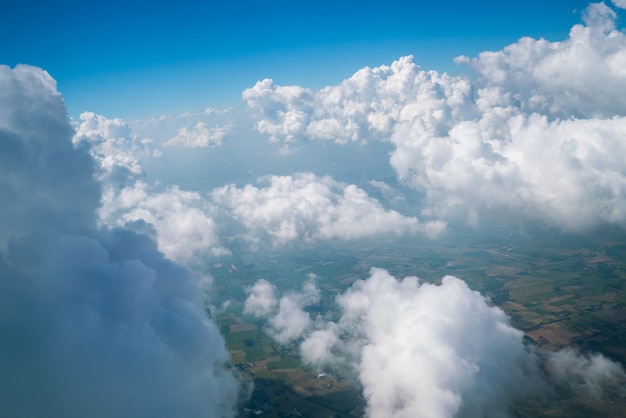 Panorama visto dall'aereo