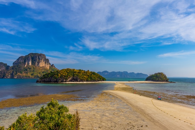 Panoramica di Koh Poda e isole vicine