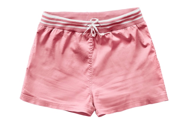 Pantaloncini rosa isolati
