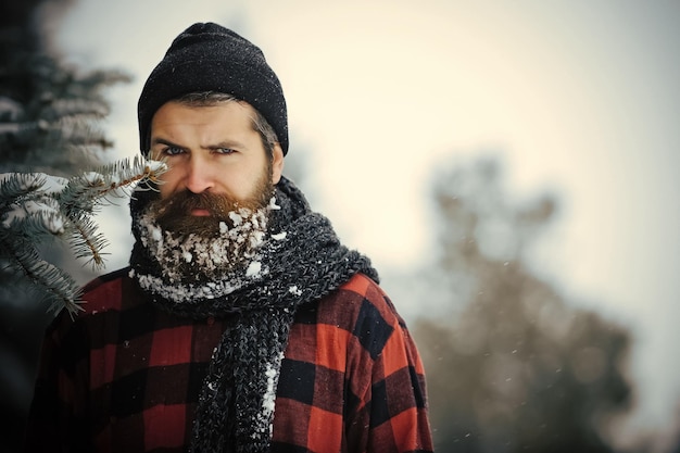 Pantaloni a vita bassa di Natale in cappello a legno.