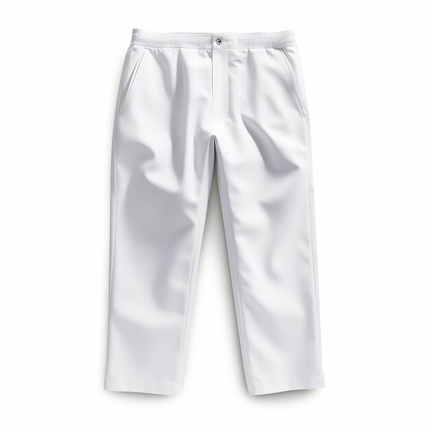 pantaloni su sfondo bianco