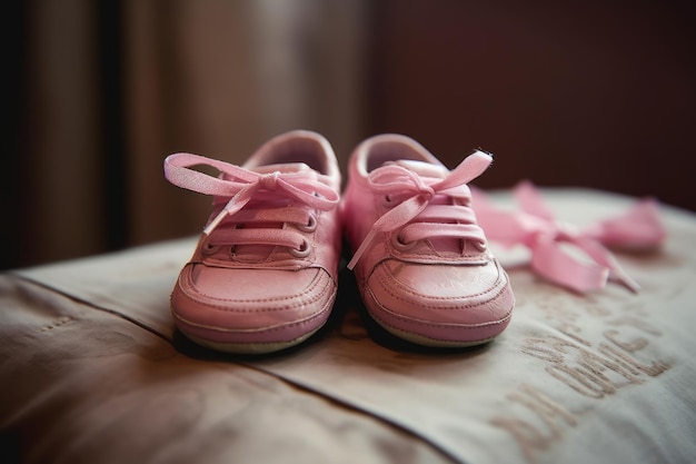 Pantofole rosa per bambini generative ai