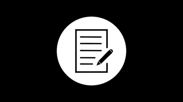 paper documents icon line symbol file icon folded written paper bunch of notes or stack of documents line art background