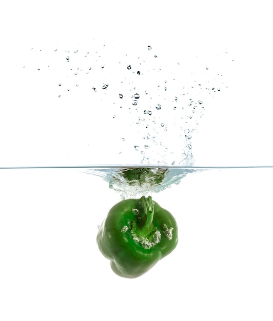 Paprika Splash verde in acqua