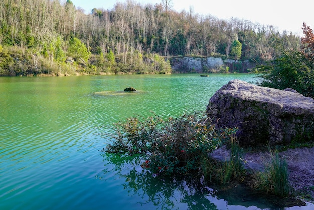 Parc de l'Ermitage lago francese nella città di lormont vicino alla città di Bordeaux nel sud-ovest della Francia