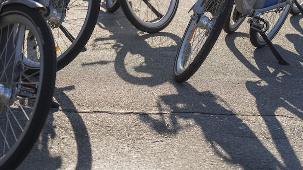 Parcheggio bici in città noleggio bici